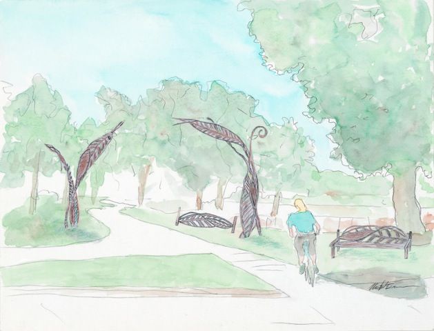 Brittingham Park archway